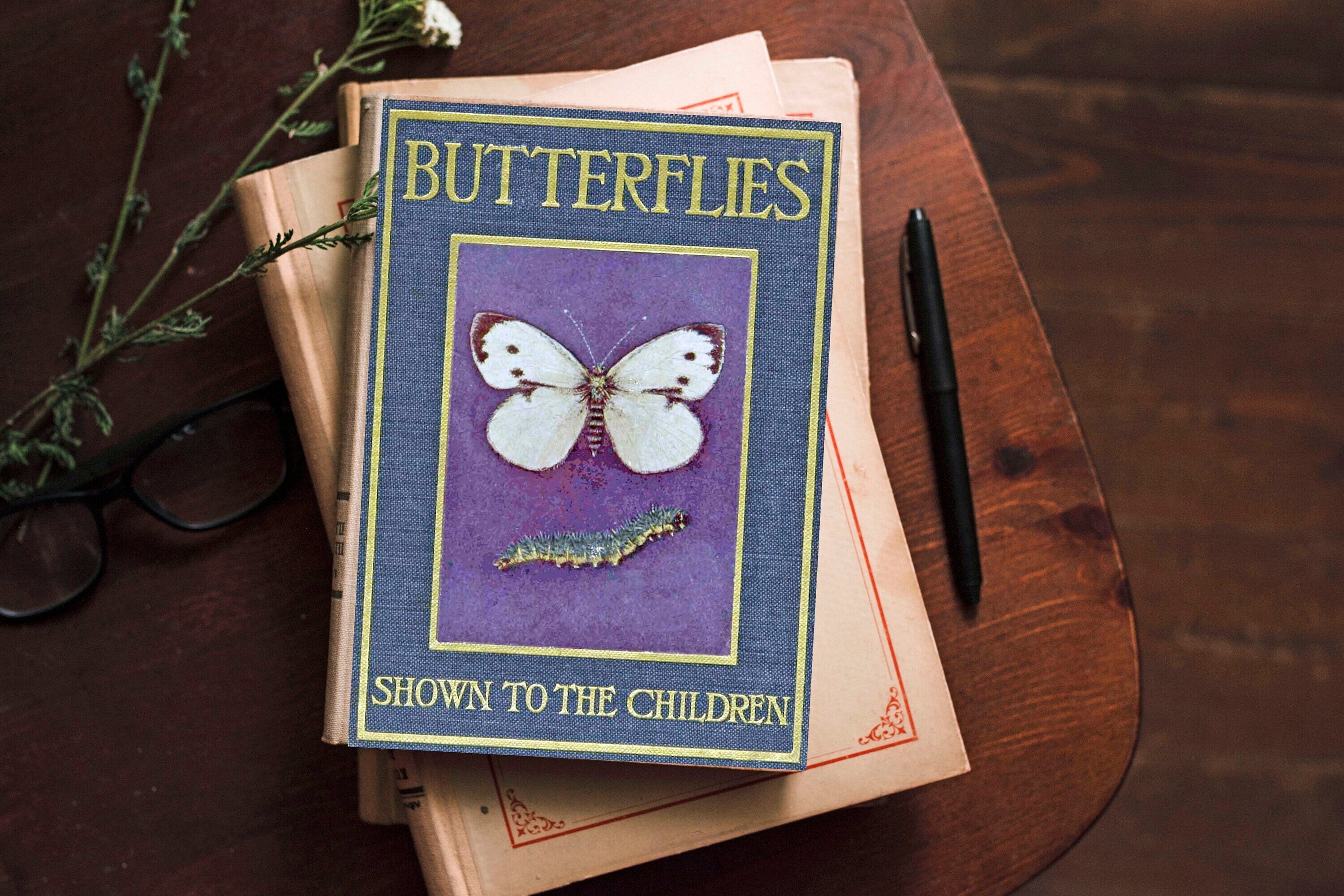 Butterflies & Caterpillars, Mini Book, DIY Junk Journal Or Mini Album ...