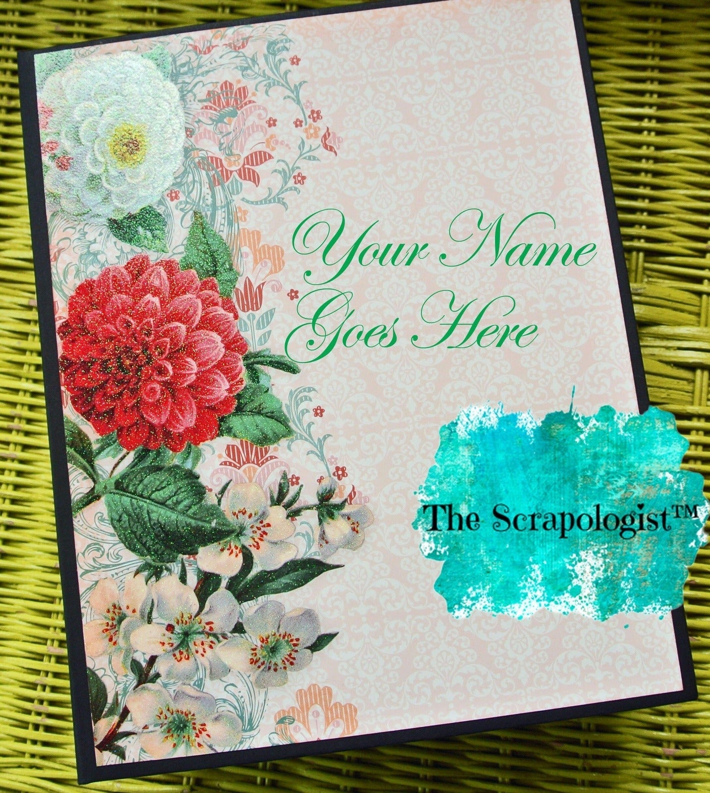 PERSONALISED. LETTERS TO THE BRIDE A5 SIZE PHOTO ALBUM/SCRAPBOOK/MEMORY  BOOK.